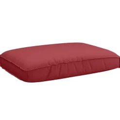 vidaXL Decoración-Juego de Cojines 3 pcs Rojo vino Tela Oxford