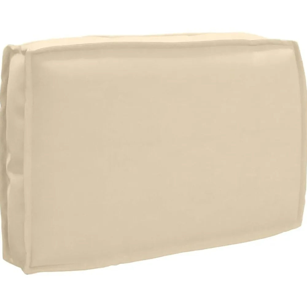 vidaXL Juego de Cojines 3 pcs Tela Oxford Beige Clearance