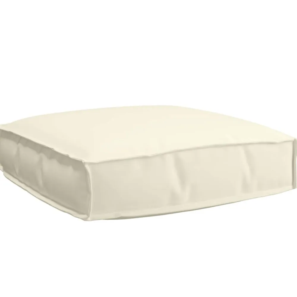 vidaXL Juego de Cojines para Palets 2 pcs Tela Oxford Crema Hot