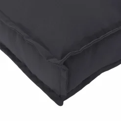 vidaXL Juego de Cojines para Palets 2 pcs 150 x 40 x 8 cm Negro Online