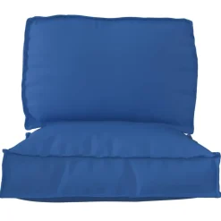 vidaXL Juego de Cojines para Palets 2 pcs Tela Oxford Azul royal Online