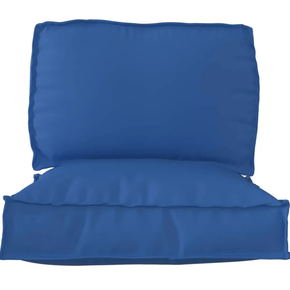 vidaXL Juego de Cojines para Palets 2 pcs Tela Oxford Azul royal Online
