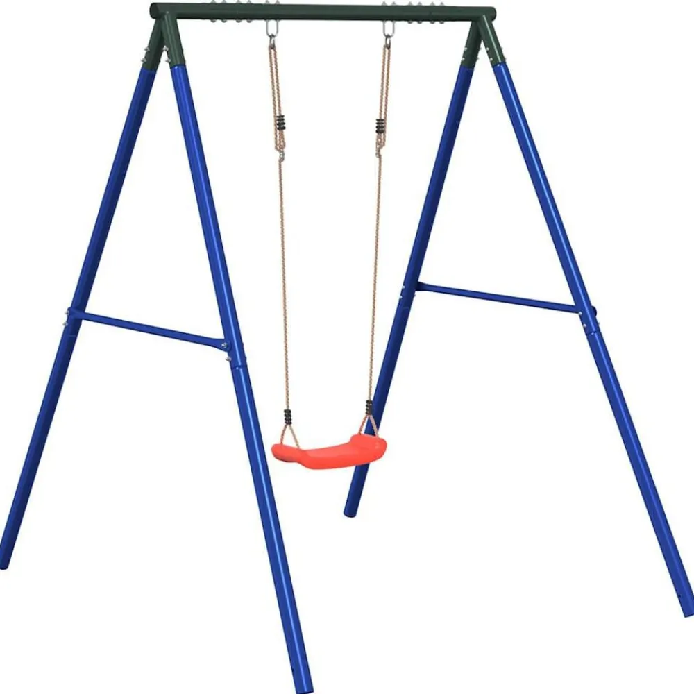 vidaXL Estructuras Para Juegos Al Aire Libre-Juego de columpios de exterior con un columpio