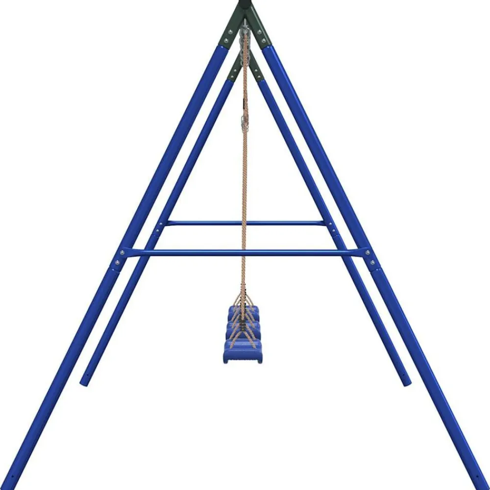 vidaXL Estructuras Para Juegos Al Aire Libre-Juego de columpios de exterior con 3 columpios