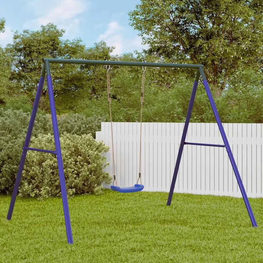 vidaXL Estructuras Para Juegos Al Aire Libre-Juego de columpios de exterior con un columpio
