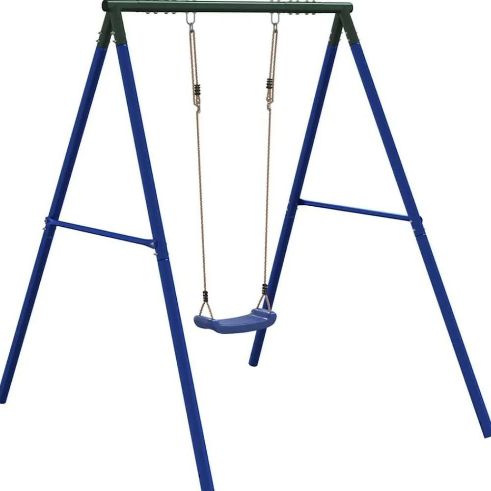 vidaXL Estructuras Para Juegos Al Aire Libre-Juego de columpios de exterior con un columpio