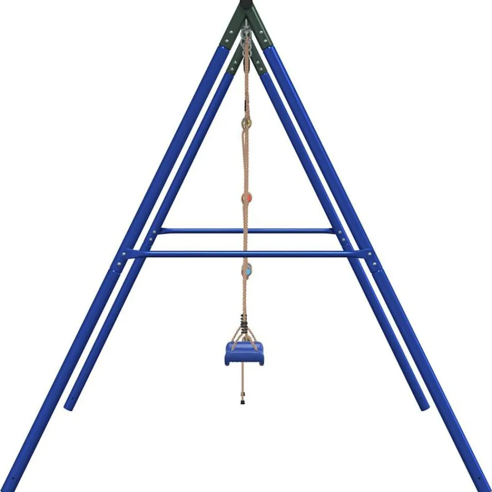 vidaXL Estructuras Para Juegos Al Aire Libre-Juego de columpios de exterior con columpio y escalera