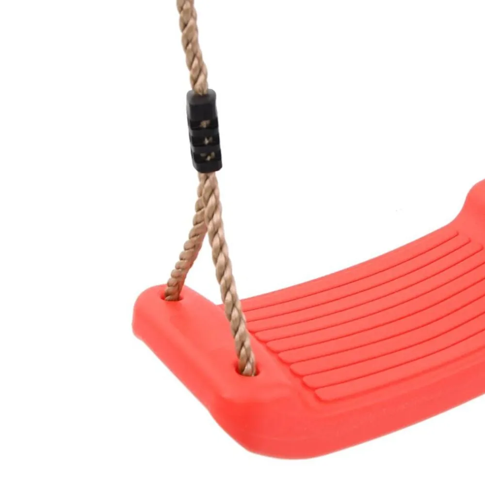 vidaXL Juego de columpios de exterior con columpios y escalera Rojo Outlet
