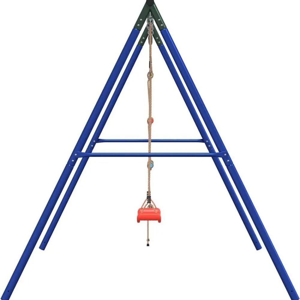 vidaXL Estructuras Para Juegos Al Aire Libre-Juego de columpios de exterior con columpio y escalera