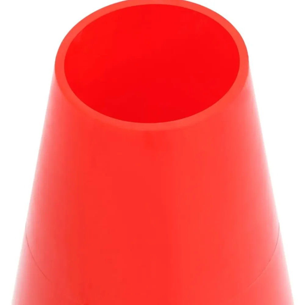 vidaXL Juego de conos con cadena 10 m rojo y blanco Best