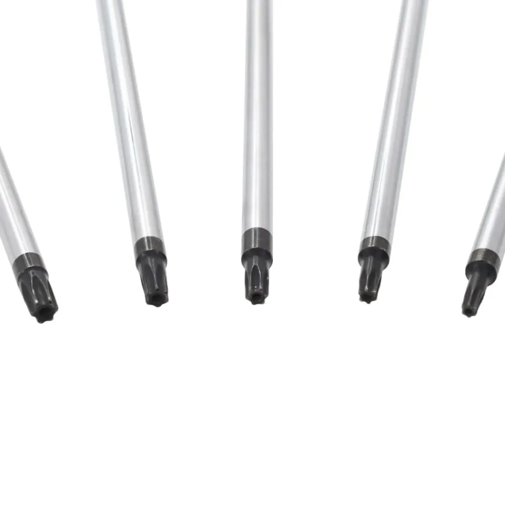 vidaXL Juego de destornilladores Torx 5 piezas 300 mm Best