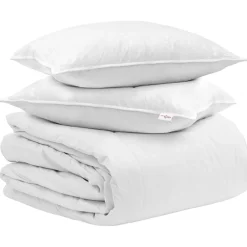 vidaXL Juego de Edredón con almohada 3 pcs Pluma de pato Best