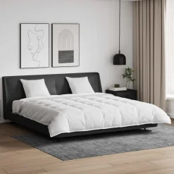 vidaXL Ropa De Casa-Juego de Edredón con almohada 3 pcs Pluma de pato