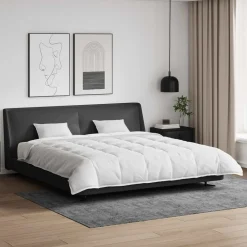vidaXL Ropa De Casa-Juego de Edredón con almohada 3 pcs Pluma de pato