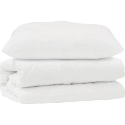vidaXL Ropa De Casa-Juego de Edredón con almohada 2 pcs Microfibra