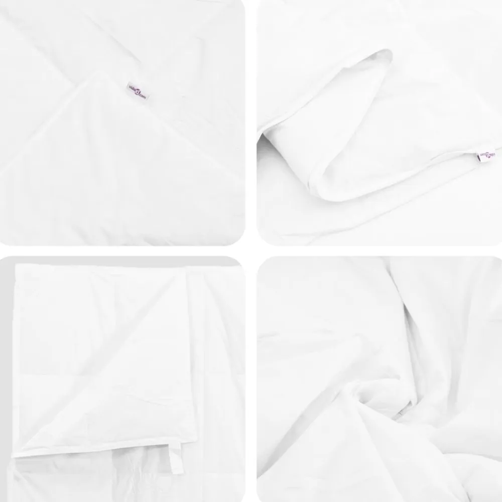 vidaXL Juego de Edredón con almohada 3 pcs Pluma de pato New