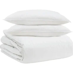 vidaXL Juego de Edredón con almohada 3 pcs Pluma de pato Discount