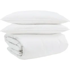 vidaXL Ropa De Casa-Juego de Edredón con almohada 3 pcs Pluma de pato