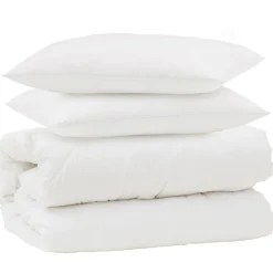vidaXL Juego de Edredón con almohada 3 pcs Microfibra y Plumas de Pato Online