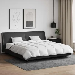 vidaXL Ropa De Casa-Juego de Edredón con almohada 3 pcs Pluma de pato