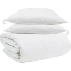 vidaXL Ropa De Casa-Juego de Edredón con almohada 3 pcs Pluma de pato