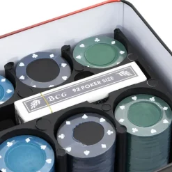 vidaXL Juegos-Juego de fichas de póker 200 piezas 4 g