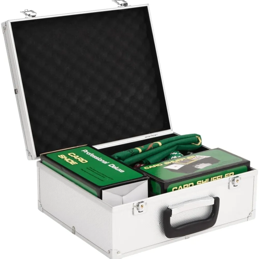 vidaXL Juego de fichas de póker 300 piezas 11,5 g Best