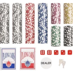 vidaXL Juego de fichas de póker 300 piezas 11,5 g Sale