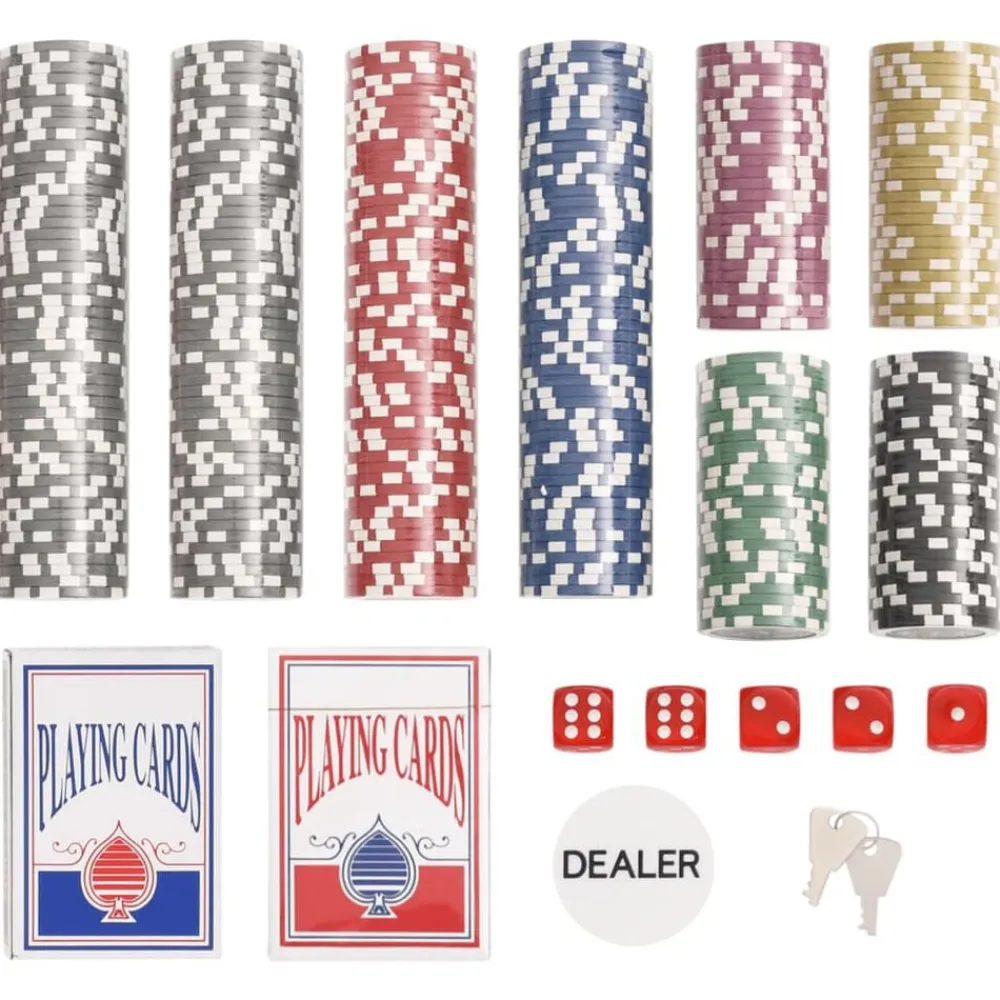 vidaXL Juego de fichas de póker 300 piezas 11,5 g Sale