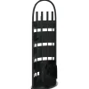 vidaXL Accesorios Para Hornos De Leña Y Chimeneas-Juego de herramientas para chimenea de 5 piezas, 23 x 15 x 66 cm, acero
