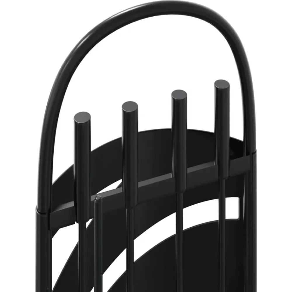 vidaXL Juego de herramientas para chimenea de 5 piezas, 23 x 15 x 66 cm, acero Clearance