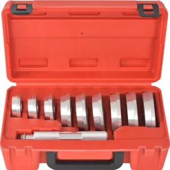 vidaXL Juego de instalador de anillos de rodadura y juntas 10 piezas
