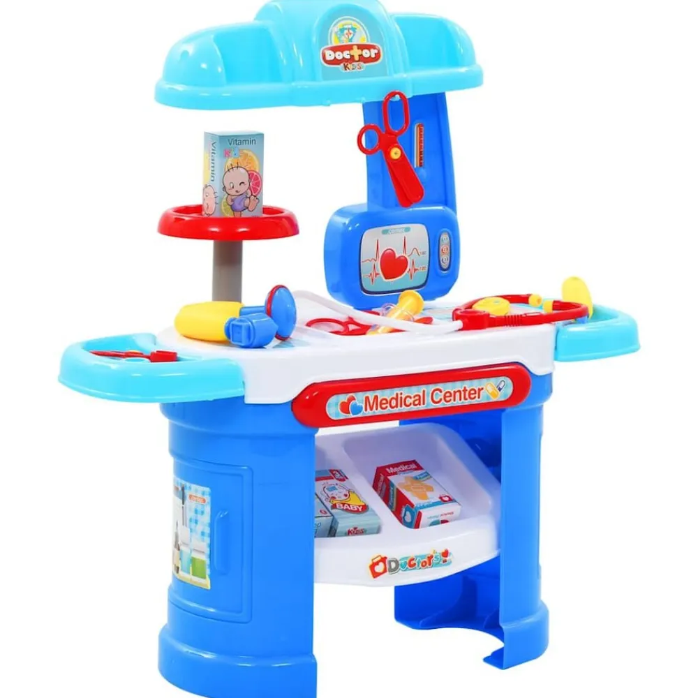 vidaXL Juego de ir al médico para niños 15 piezas 38x30x67,5 cm Discount