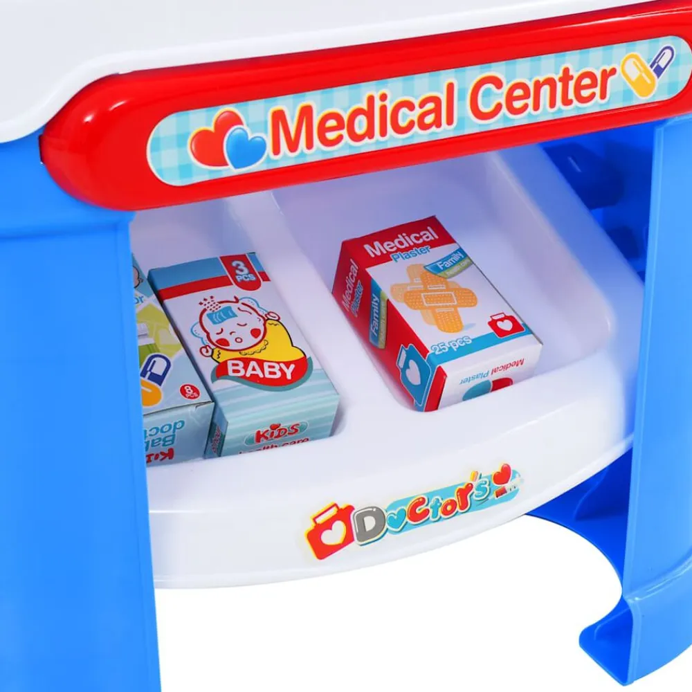 vidaXL Juego de ir al médico para niños 15 piezas 38x30x67,5 cm Discount