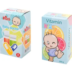 vidaXL Juego de ir al médico para niños 15 piezas 38x30x67,5 cm Discount