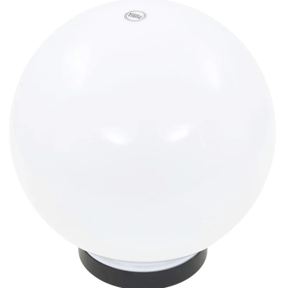 vidaXL Iluminación-Juego de lámparas de bola LED 2 piezas esféricas 20 cm PMMA