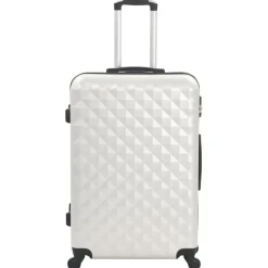 vidaXL Maletas Y Bolsos De Viaje-Juego de maletas rígidas trolley 3 pzas brillante ABS