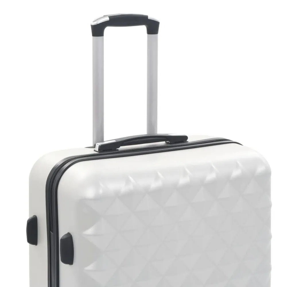 vidaXL Maletas Y Bolsos De Viaje-Juego de maletas rígidas trolley 3 pzas brillante ABS