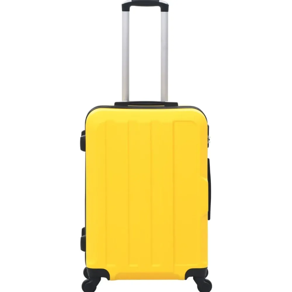 vidaXL Maletas Y Bolsos De Viaje-Juego de maletas rígidas con ruedas trolley ABS