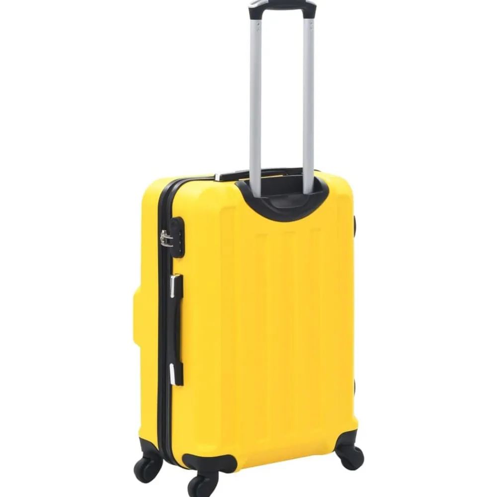 vidaXL Maletas Y Bolsos De Viaje-Juego de maletas rígidas con ruedas trolley ABS