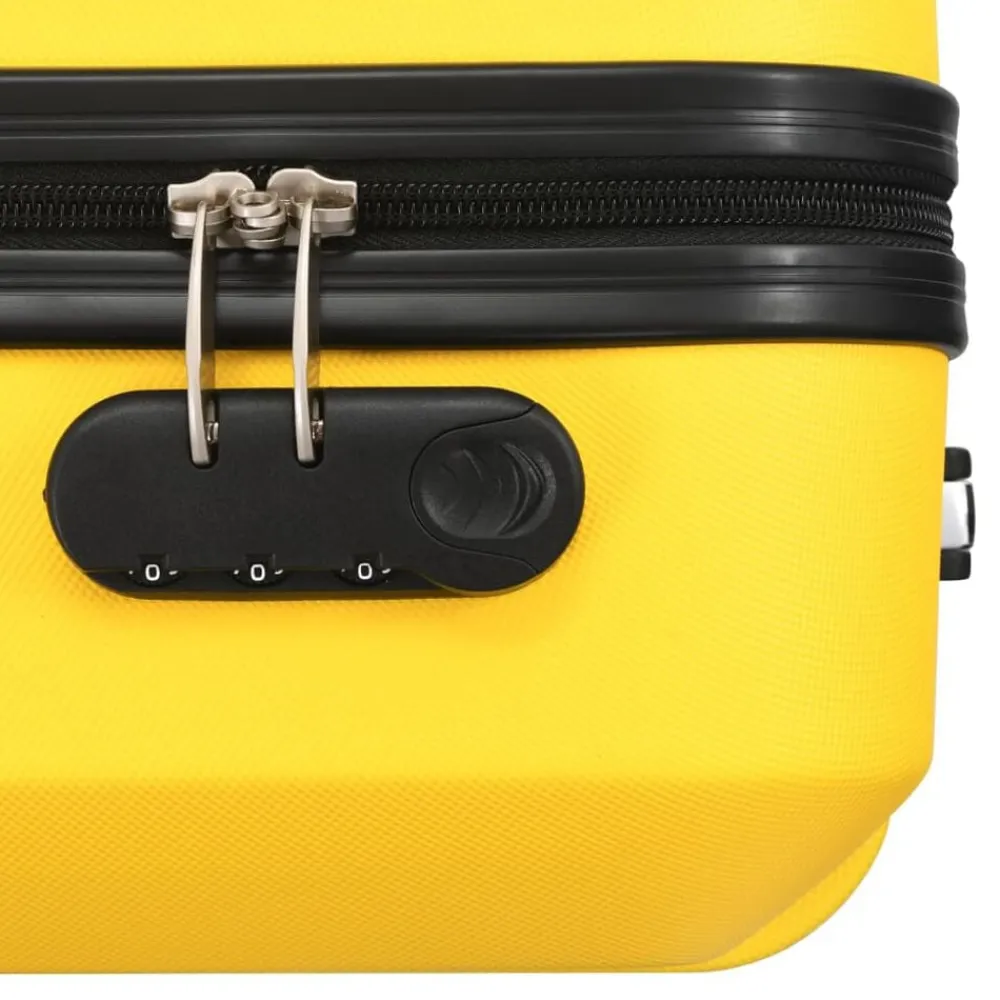 vidaXL Maletas Y Bolsos De Viaje-Juego de maletas rígidas con ruedas trolley ABS