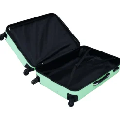 vidaXL Maletas Y Bolsos De Viaje-Juego de maletas rígidas con ruedas 2 piezas ABS verde