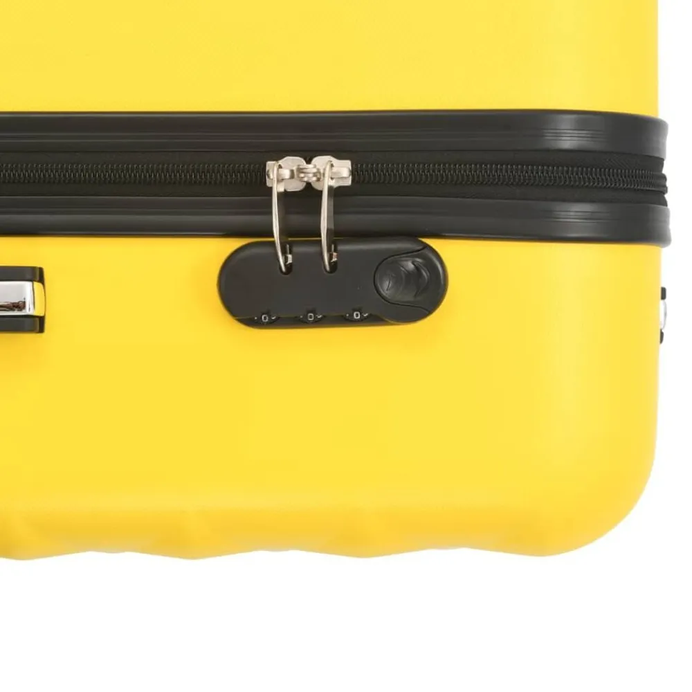 vidaXL Maletas Y Bolsos De Viaje-Juego de maletas rígidas con ruedas trolley 3 pzas ABS