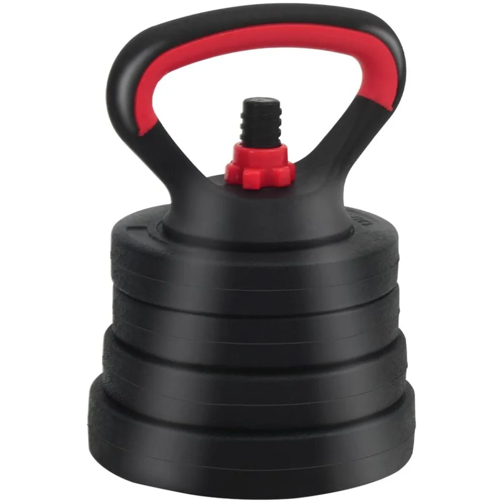 vidaXL Juego de Mancuernas 4 en 1 30kg Negro y rojo Negro con rojo Hot