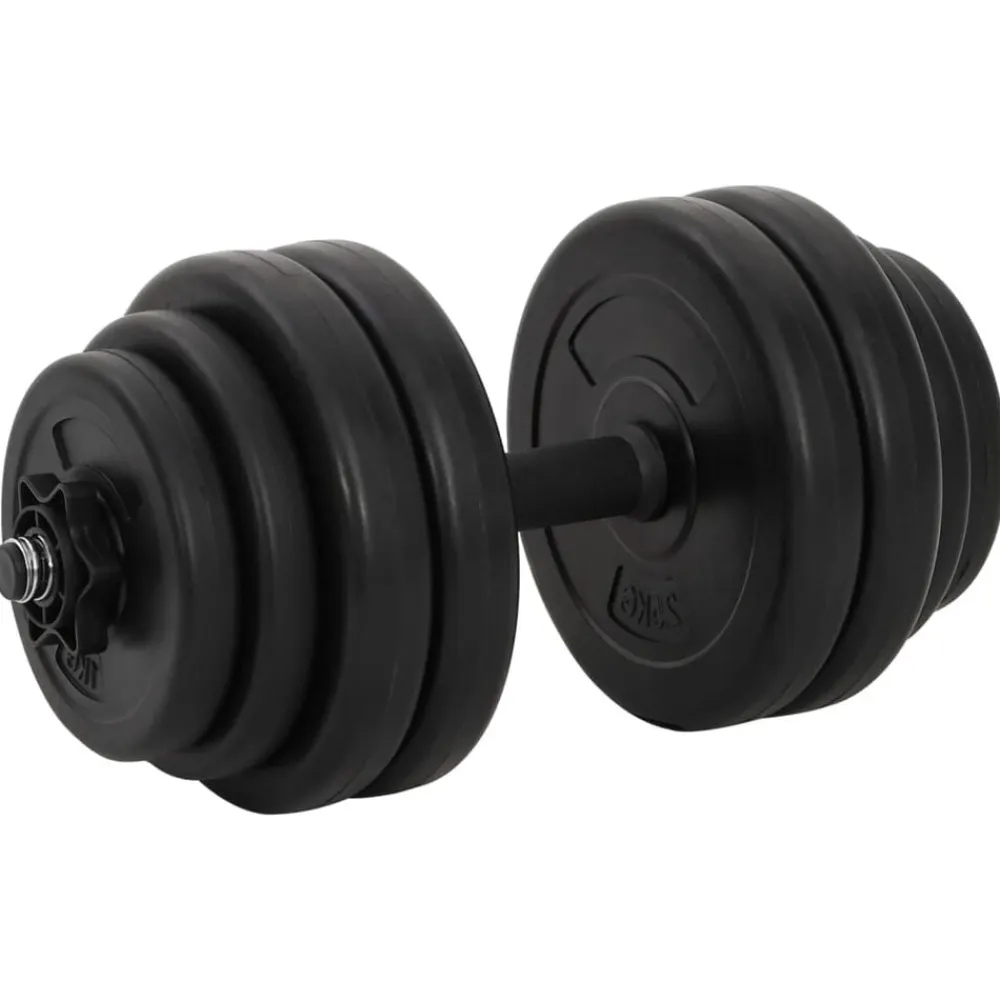 vidaXL Juego de mancuernas 2x15 kg Sale