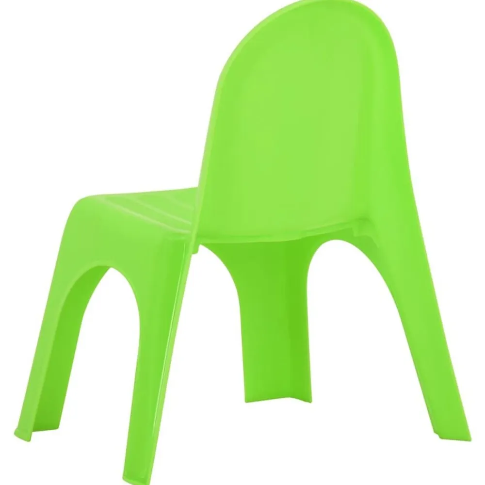 Niños vidaXL Mobiliario Para Bebés Y Niños Pequeños-Juego de mesa y sillas para niños PP