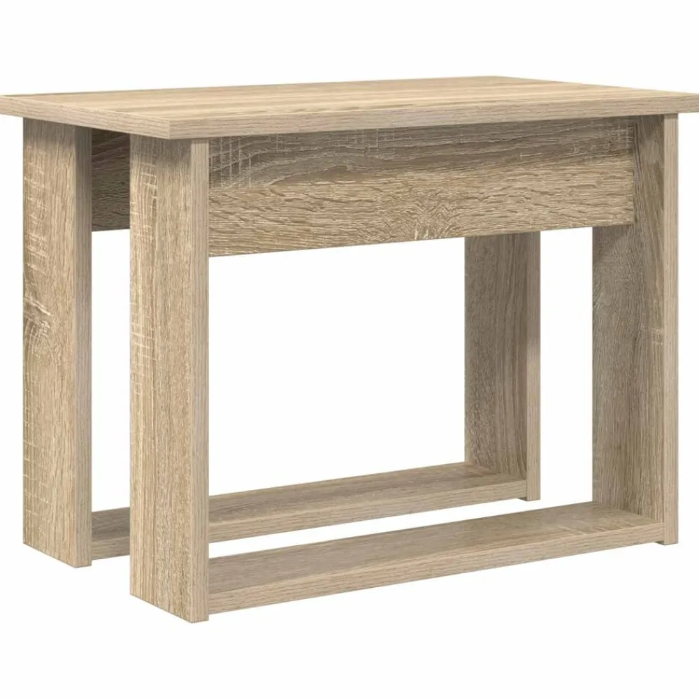 vidaXL Mesas-Juego de Mesas de Centro 2 pcs