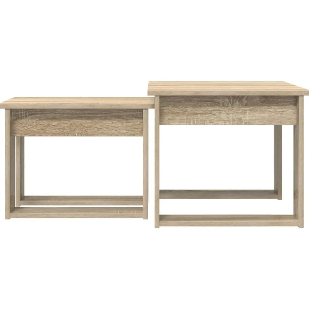 vidaXL Mesas-Juego de Mesas de Centro 2 pcs