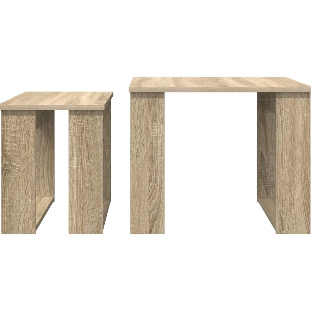 vidaXL Mesas-Juego de Mesas de Centro 2 pcs