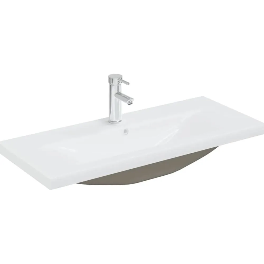 vidaXL Conjuntos De Muebles-Juego de muebles baño 4 piezas madera ingeniería